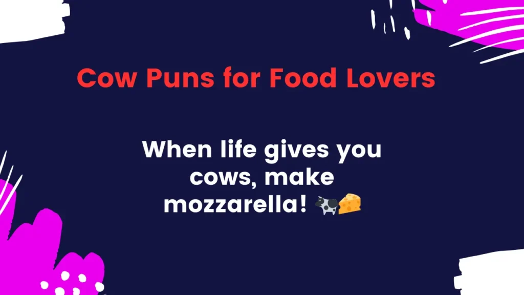 Cow Puns for Food Lovers