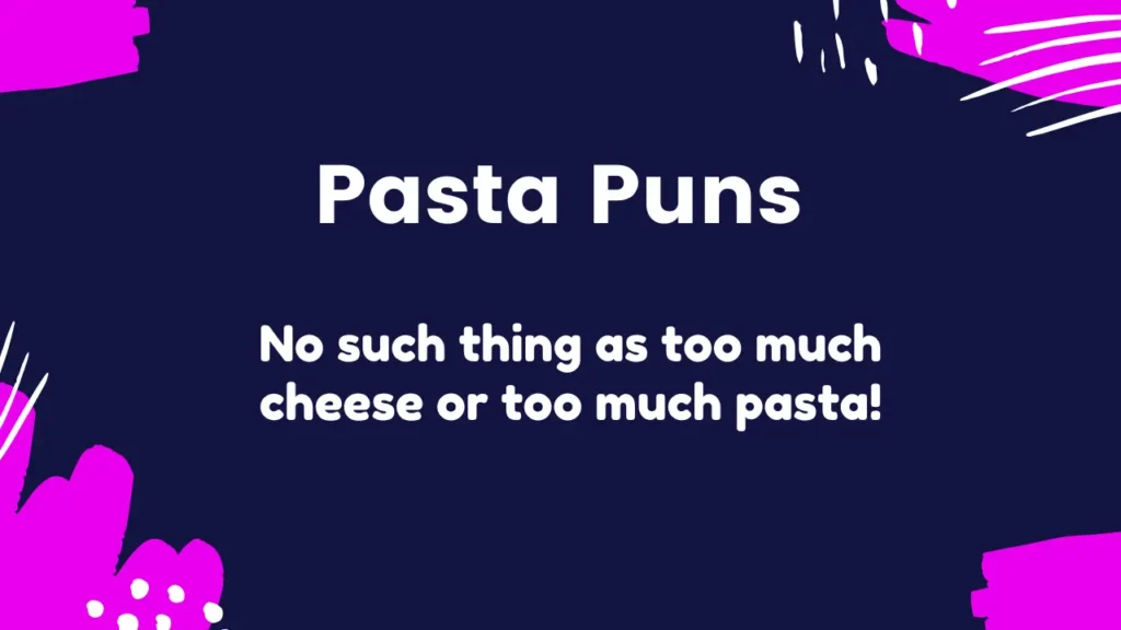 Pasta Puns for Instagram