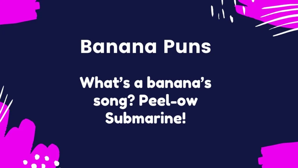 Banana Puns for Jokes