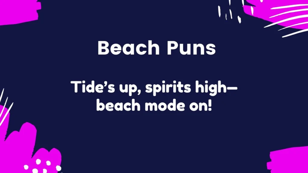 Best Beach Puns