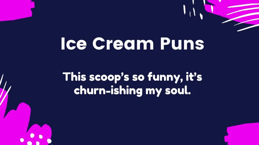 Best Ice Cream Puns