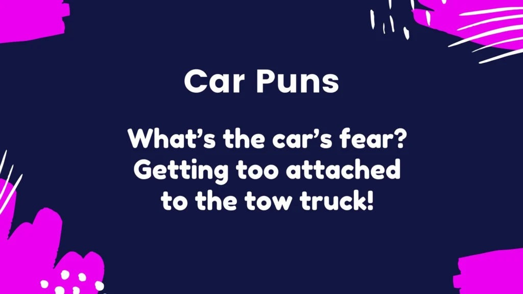 Car Puns for Instagram Captions