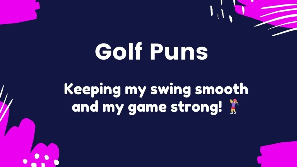 Cheesy Golf Instagram Captions