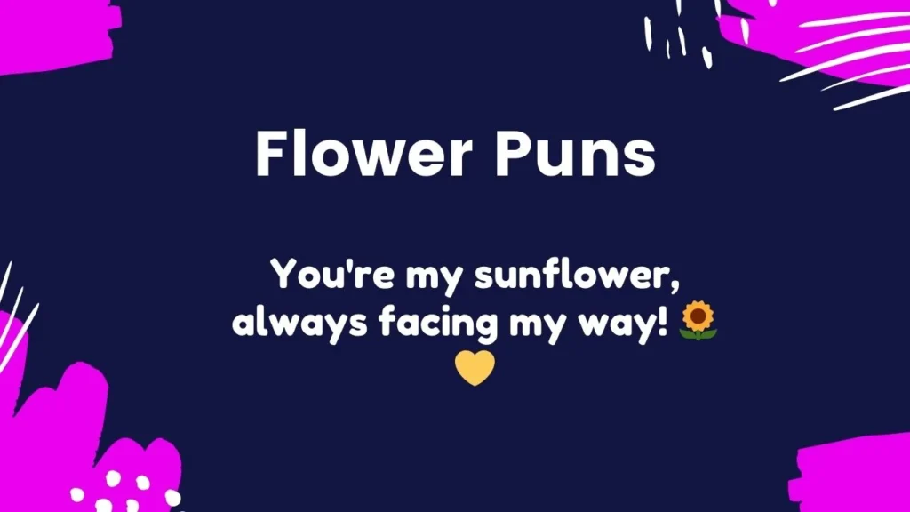 Flower Puns for Love and Relationships
