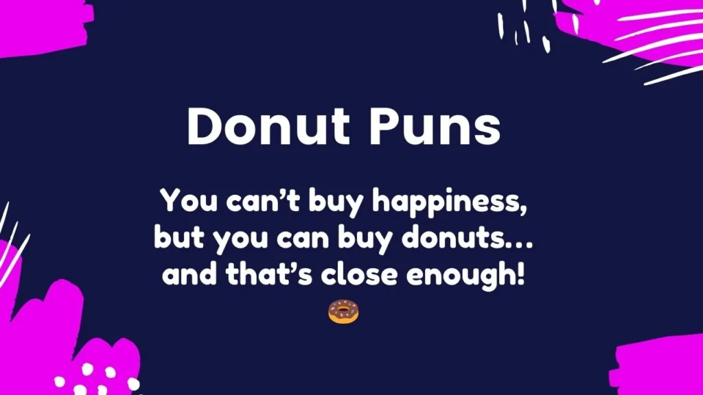 Fun Donut Puns for Parties