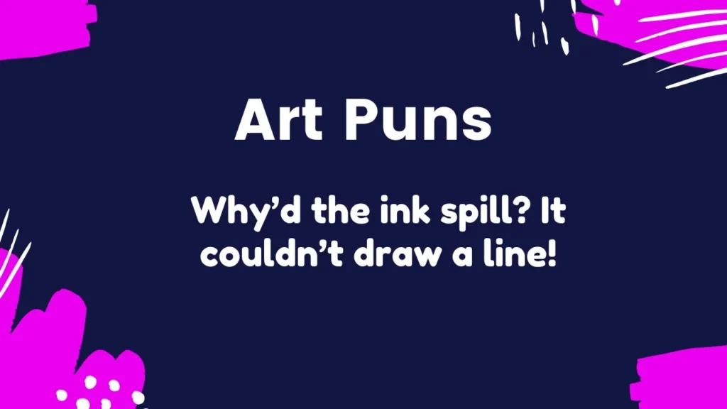 Funny Art Puns for Jokes