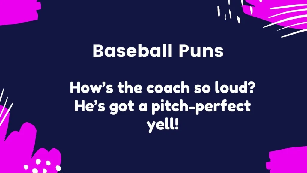 Funny Baseball Puns for Jokes