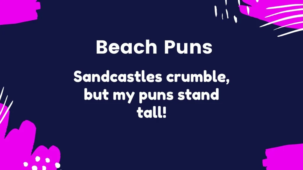 Funny Beach Puns