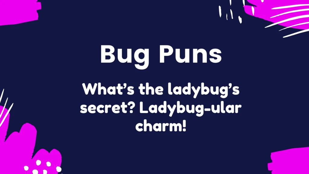Funny Bug Puns for Jokes