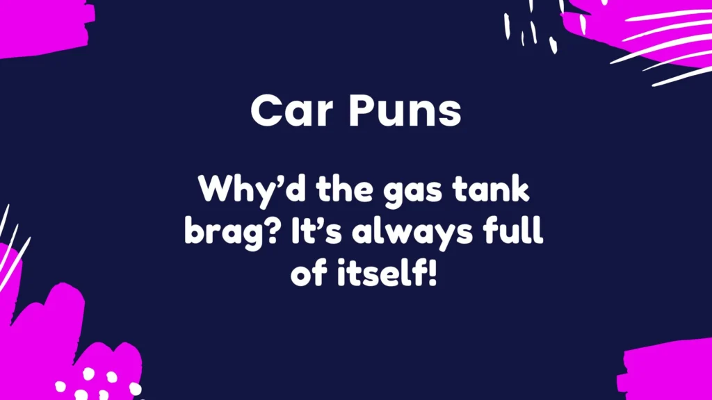 Funny Car Puns for Jokes
