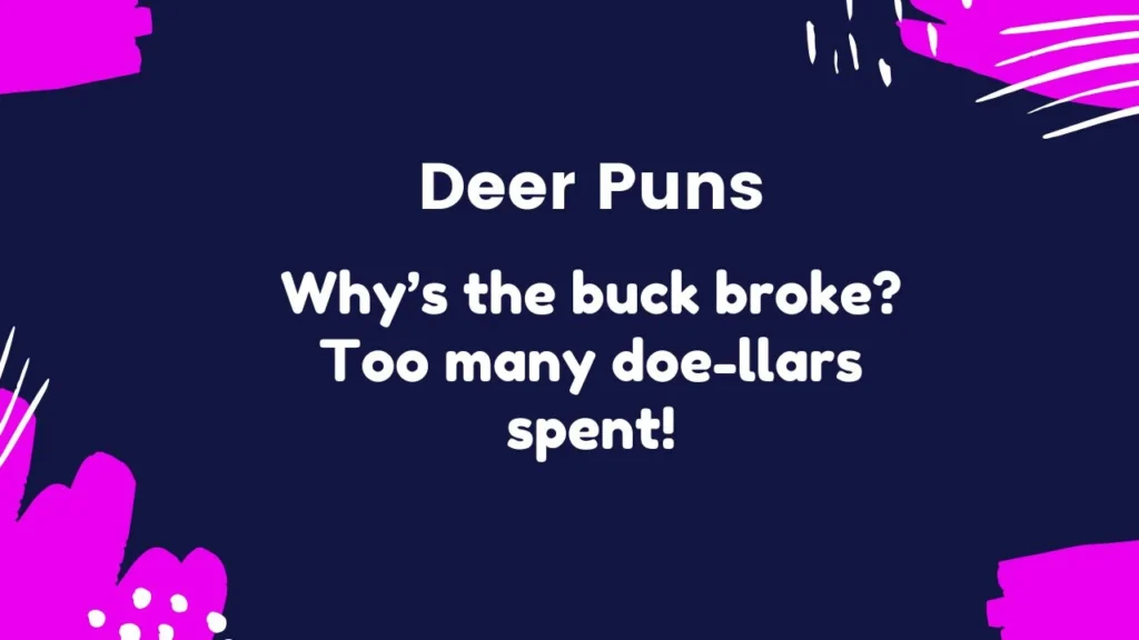Funny Deer Puns for Jokes