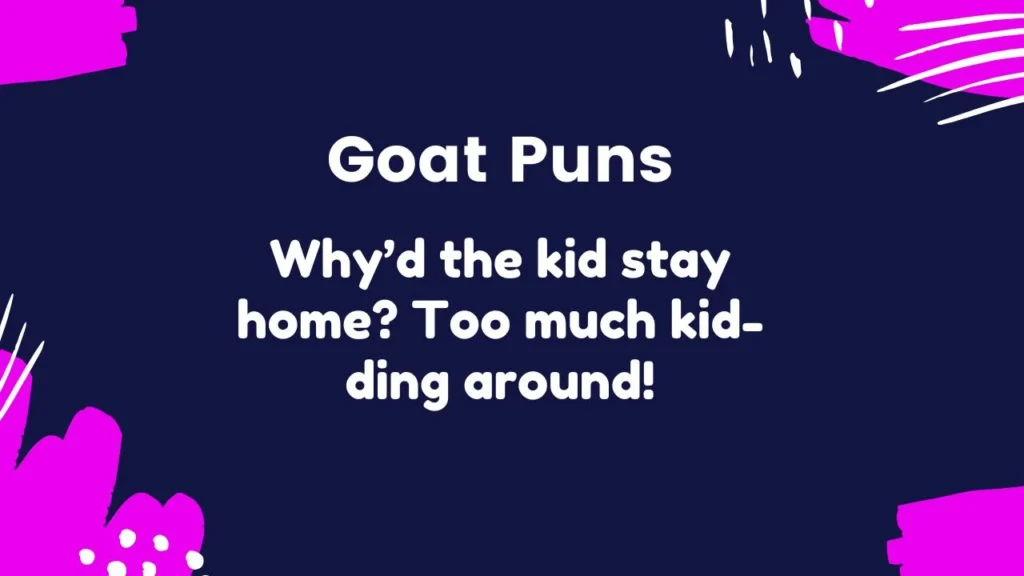 Funny Goat Puns for Jokes