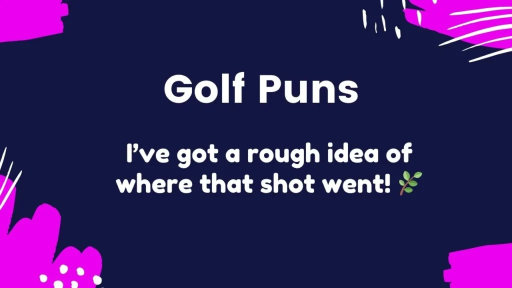 Funny Golf Puns for Conversations