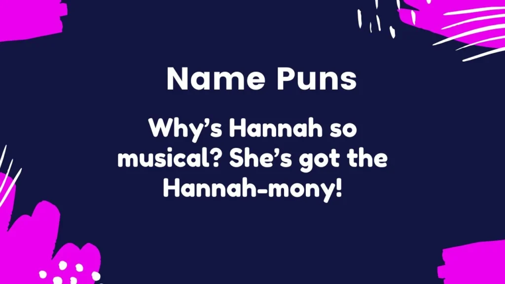 Funny Name Puns for Jokes