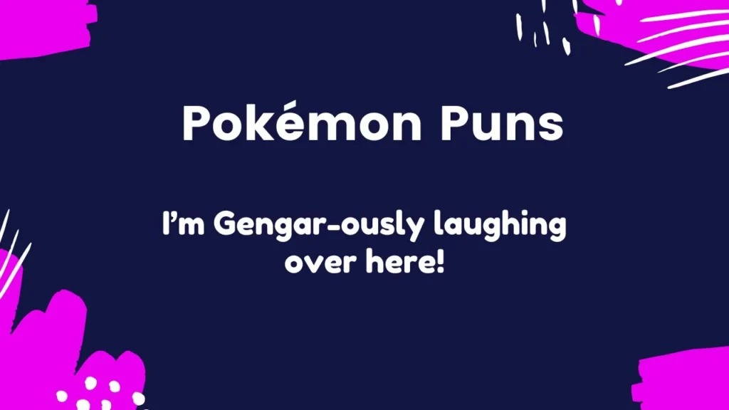 Funny Pokémon Puns
