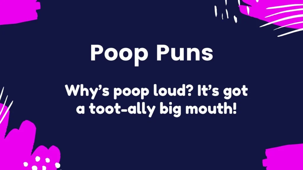 Funny Poop Puns for Jokes