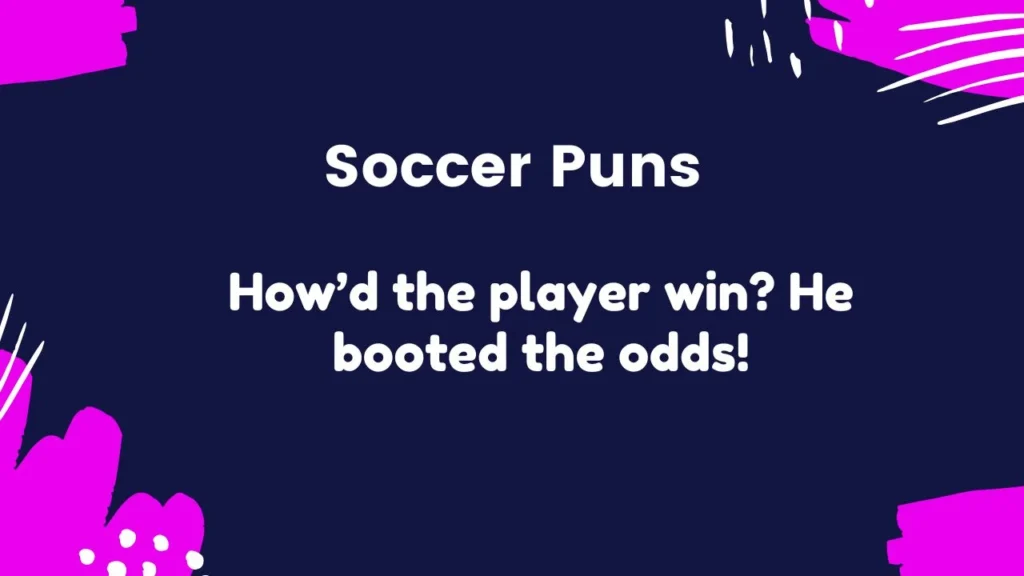 Funny Soccer Puns for Jokes