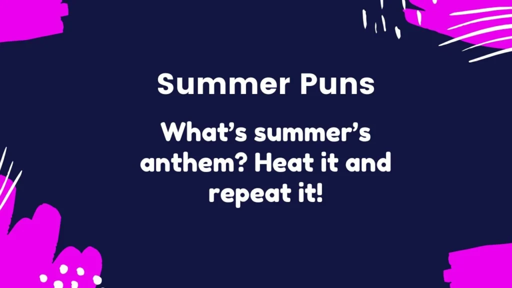 Funny Summer Puns for Jokes