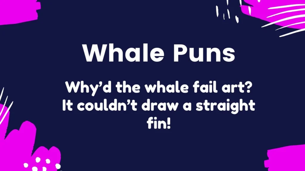 Funny Whale Puns for Jokes