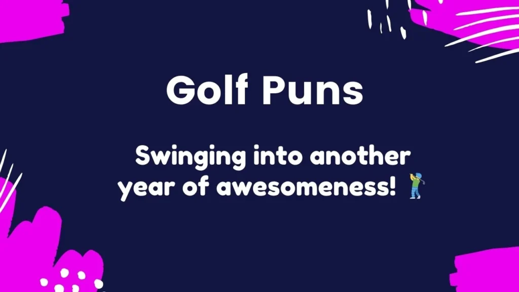 Golf Puns for Gifts