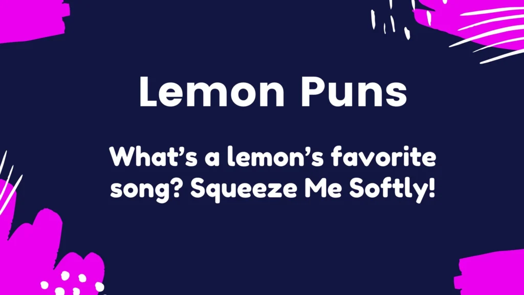 Lemon Puns for Instagram Captions