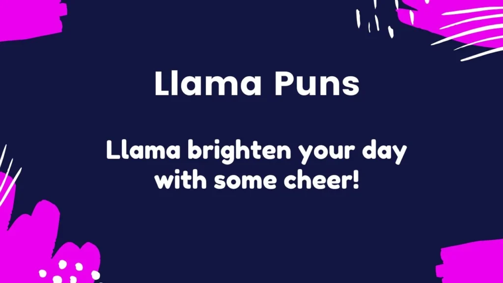 Llama Puns to Make You Smile