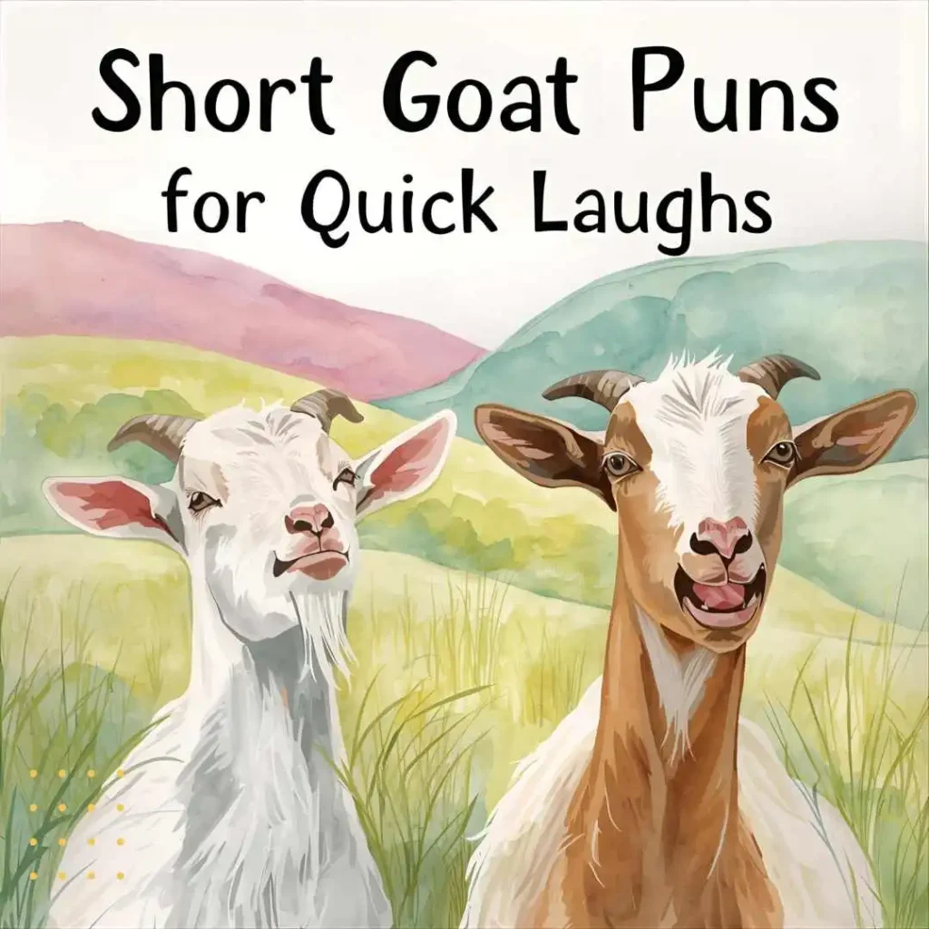 Short Goat Puns for Quick Laughs
