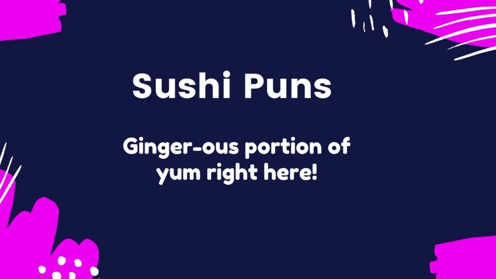 Sushi Puns for Instagram Captions