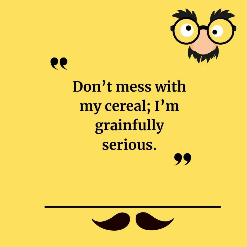 Funny Cereal Puns for Breakfast Laughs
