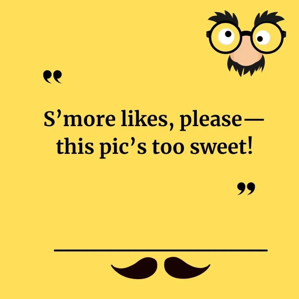 Funny S'more Puns for Instagram Captions