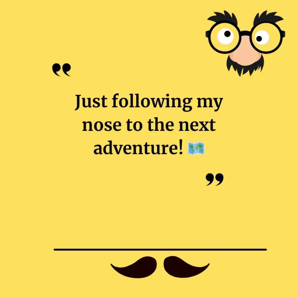 Nose Puns for Instagram Captions