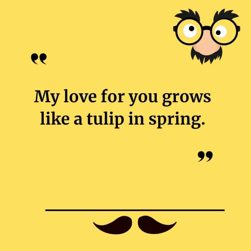 Cute Tulip Puns for Cards