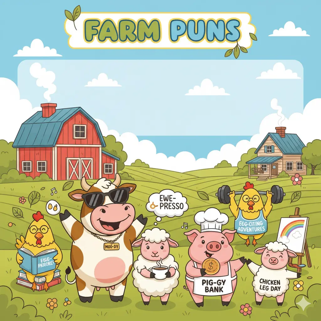 You are currently viewing 314 Best Farm Puns 2025