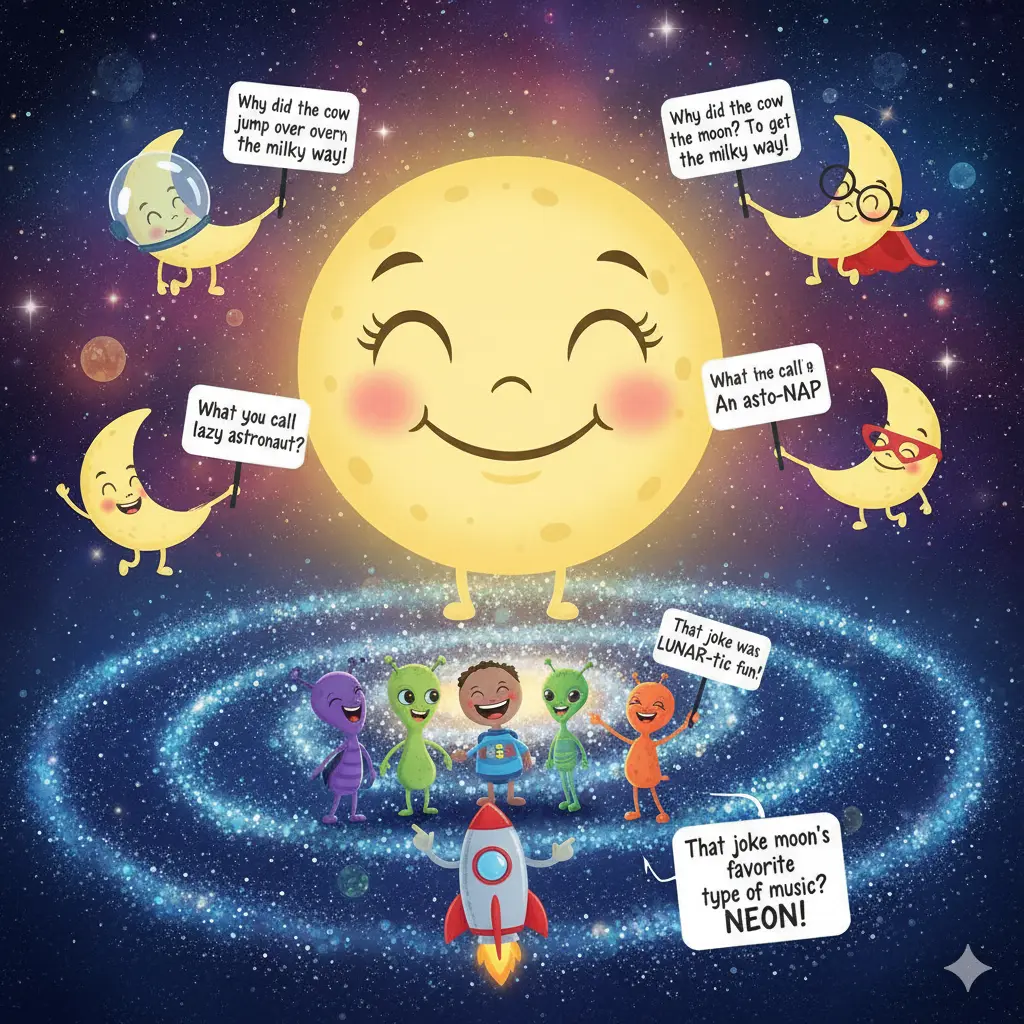 Funny Moon Jokes for Kids