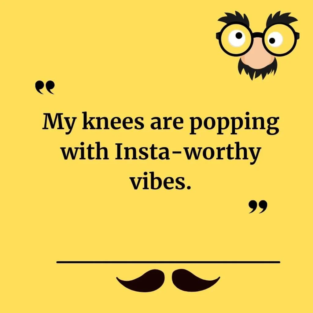 Knee Puns for Instagram Captions