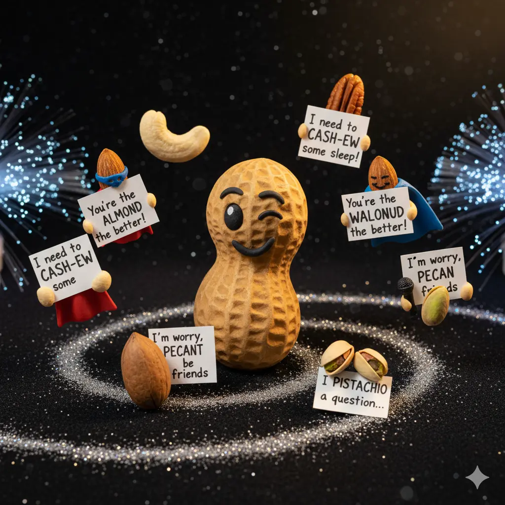 You are currently viewing 603 Best Nut Puns To Make You Smile 2025