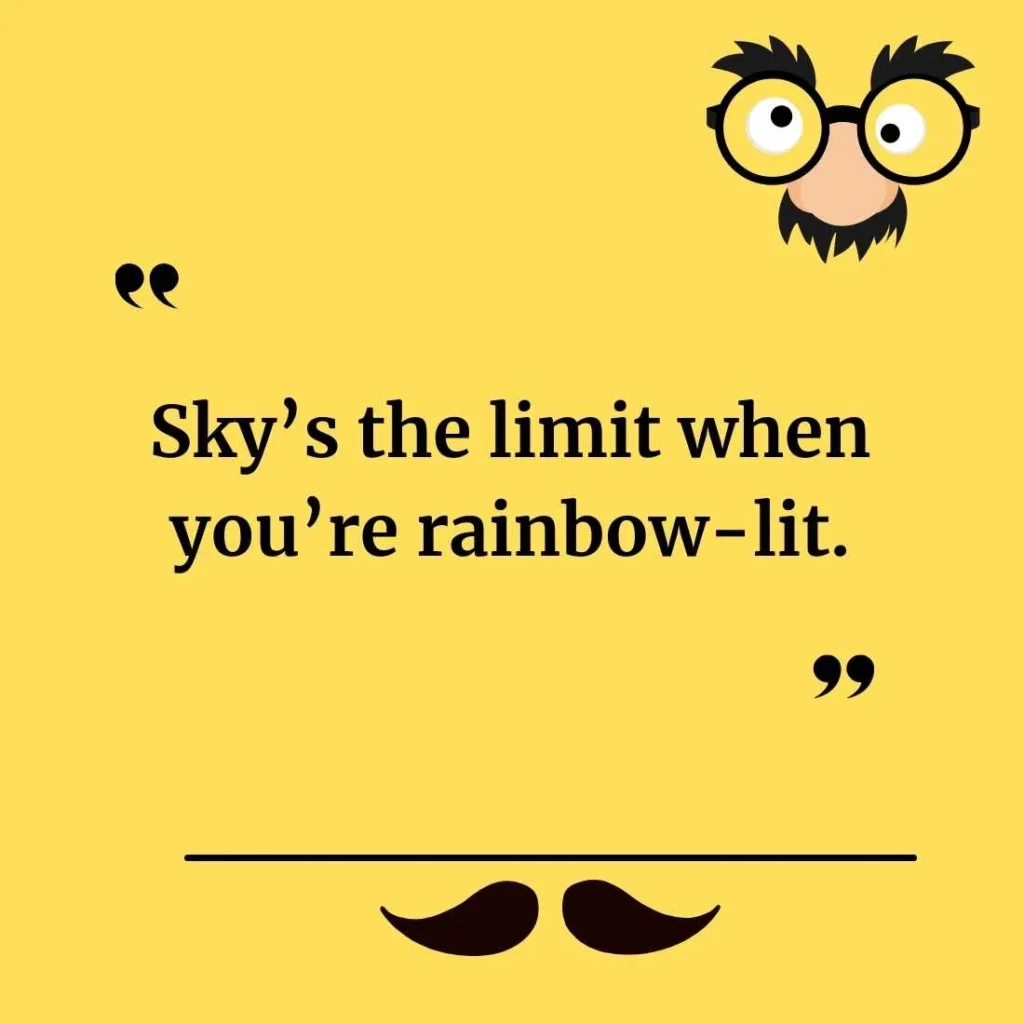 Rainbow Puns for Instagram Captions