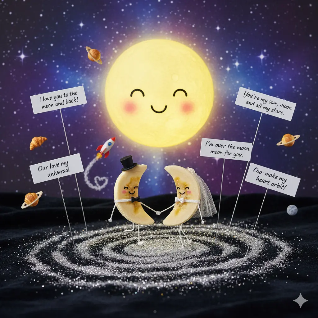 Romantic Moon Puns for Couples