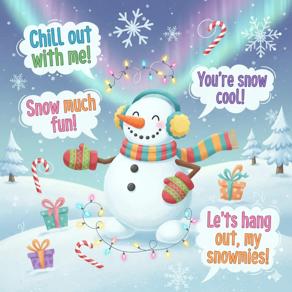 Cute Snowman Puns for Kids