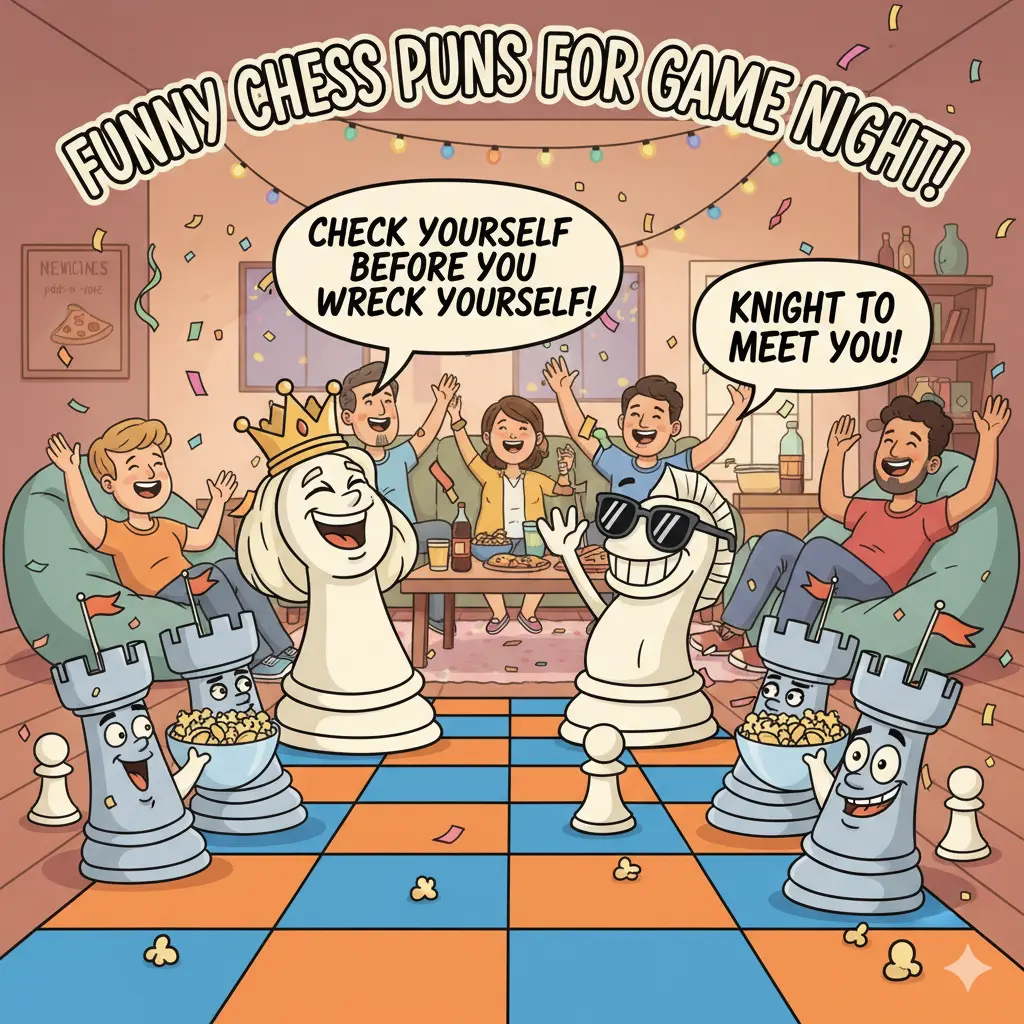 Funny Chess Puns for Game Night
