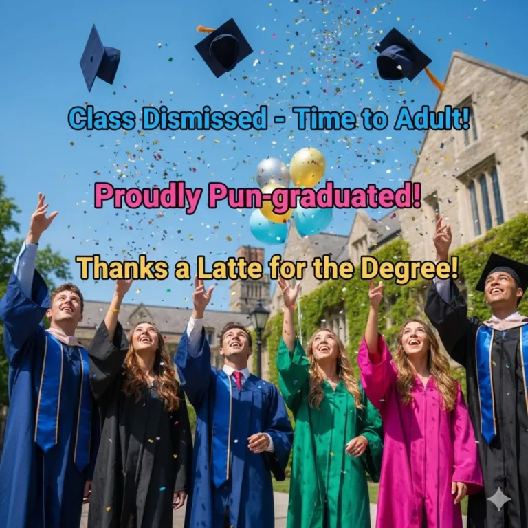 278 Funny Graduation Puns 2025