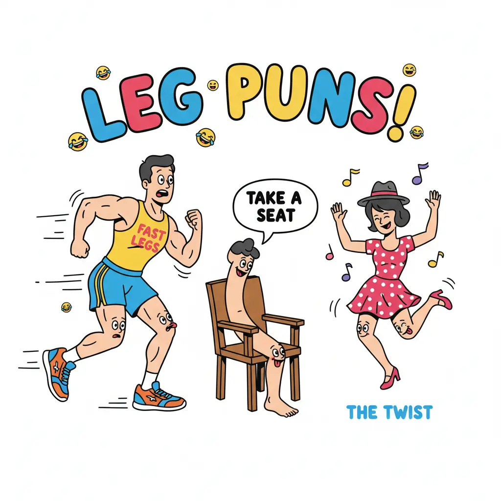 You are currently viewing 521 Clever Leg Puns 2025