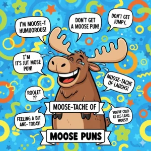 Read more about the article 243 Hilarious Moose Puns 2025