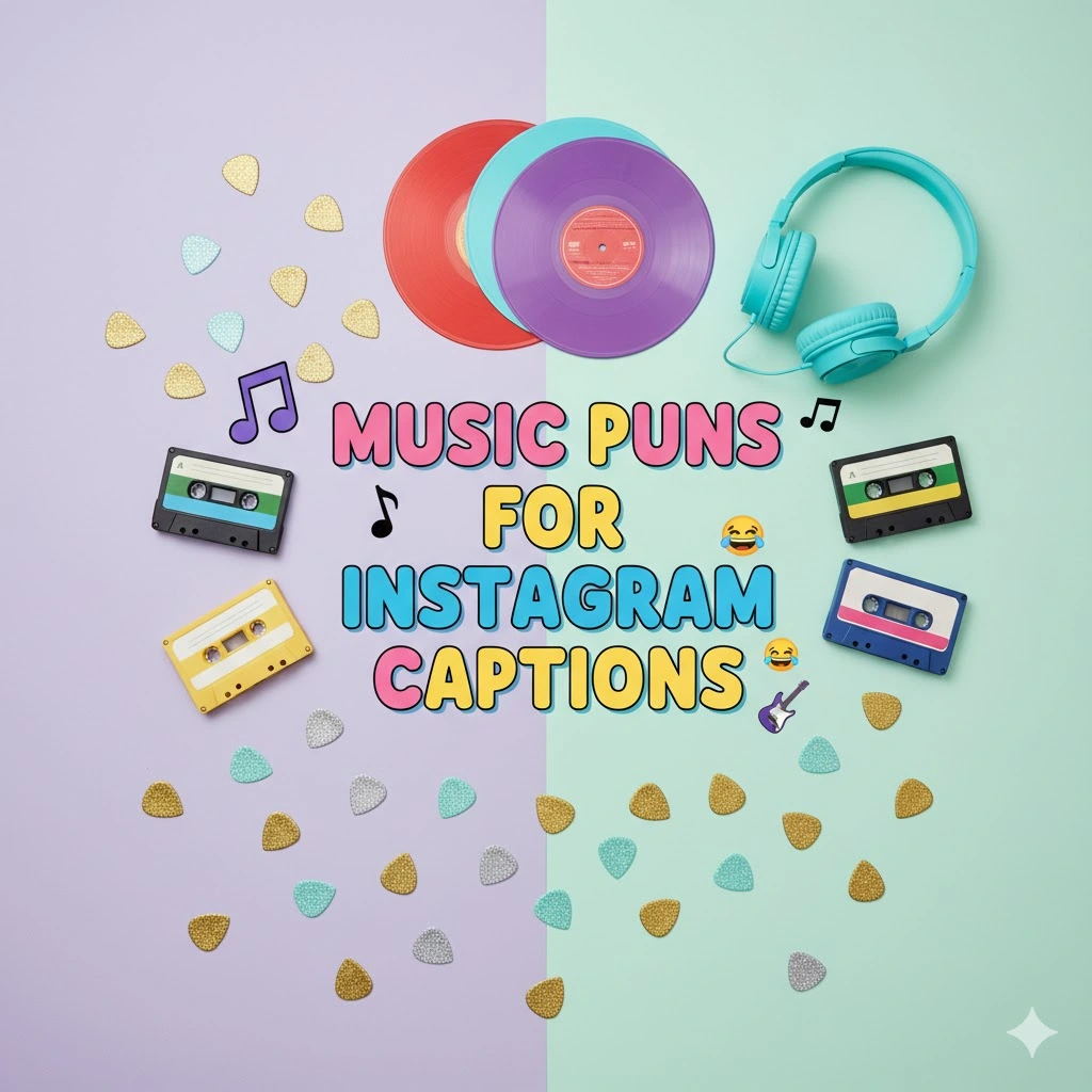 Music Puns for Instagram Captions