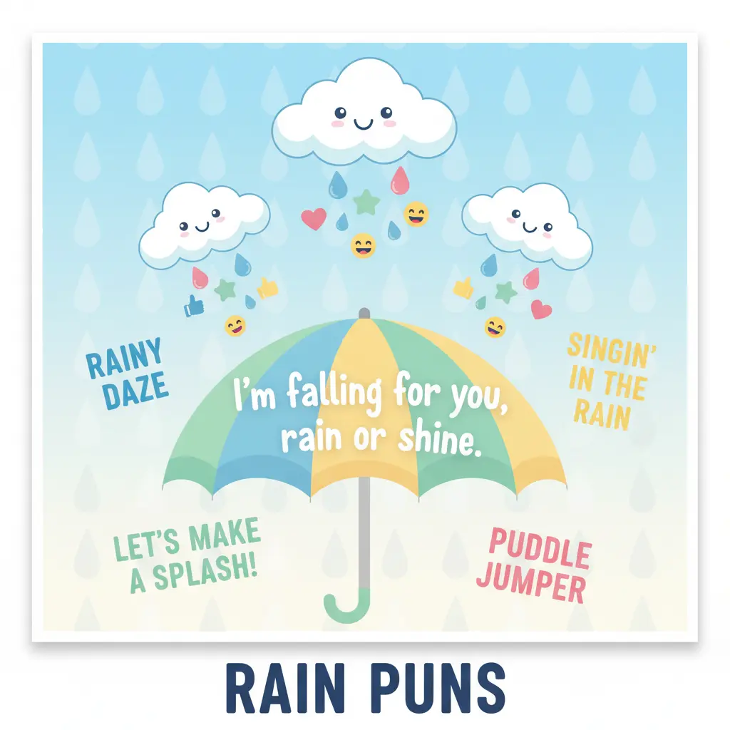 Rain Puns for Instagram Captions
