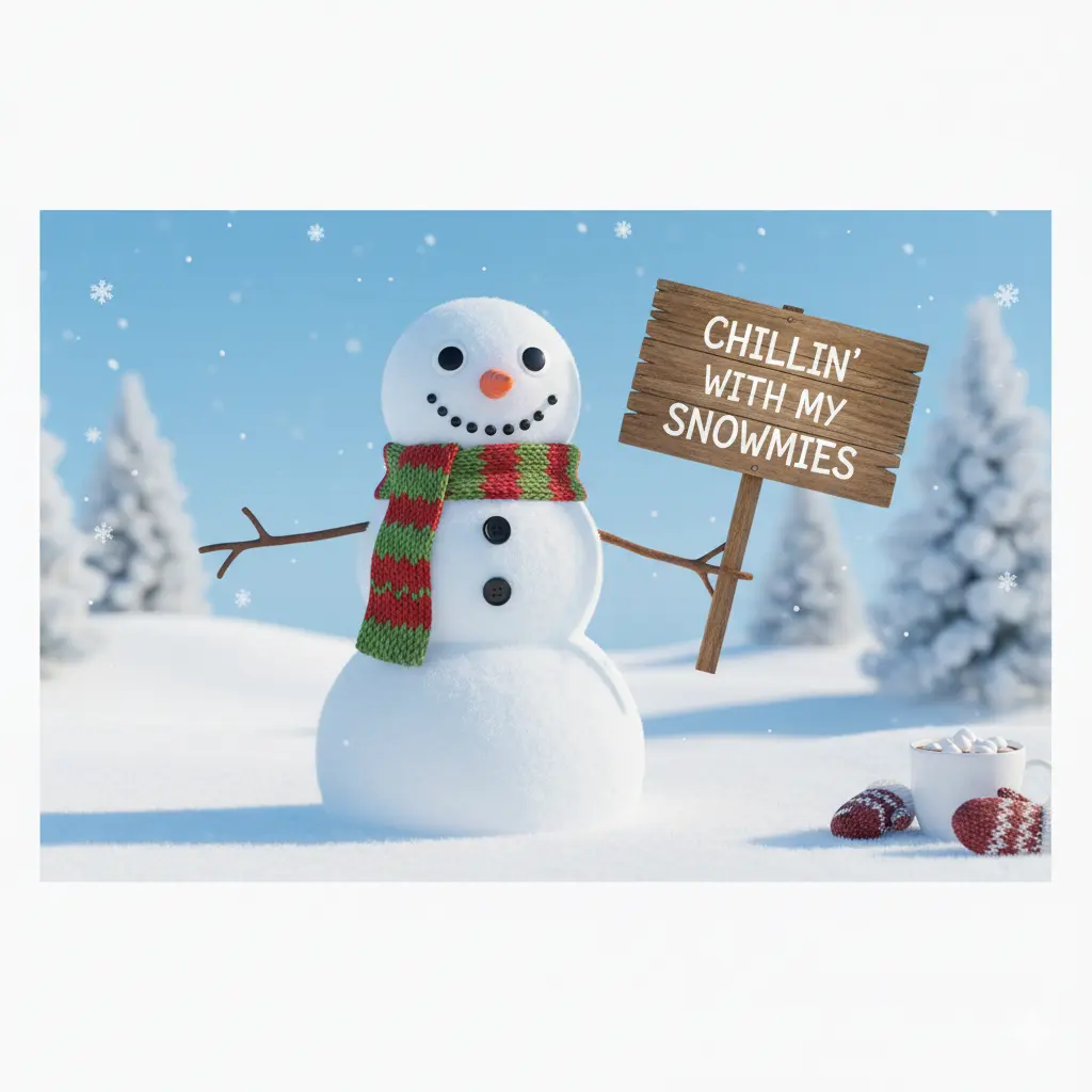Snowman Puns for Instagram Captions