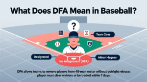 Read more about the article What Does DFA Mean in Baseball? ⚾ Explained