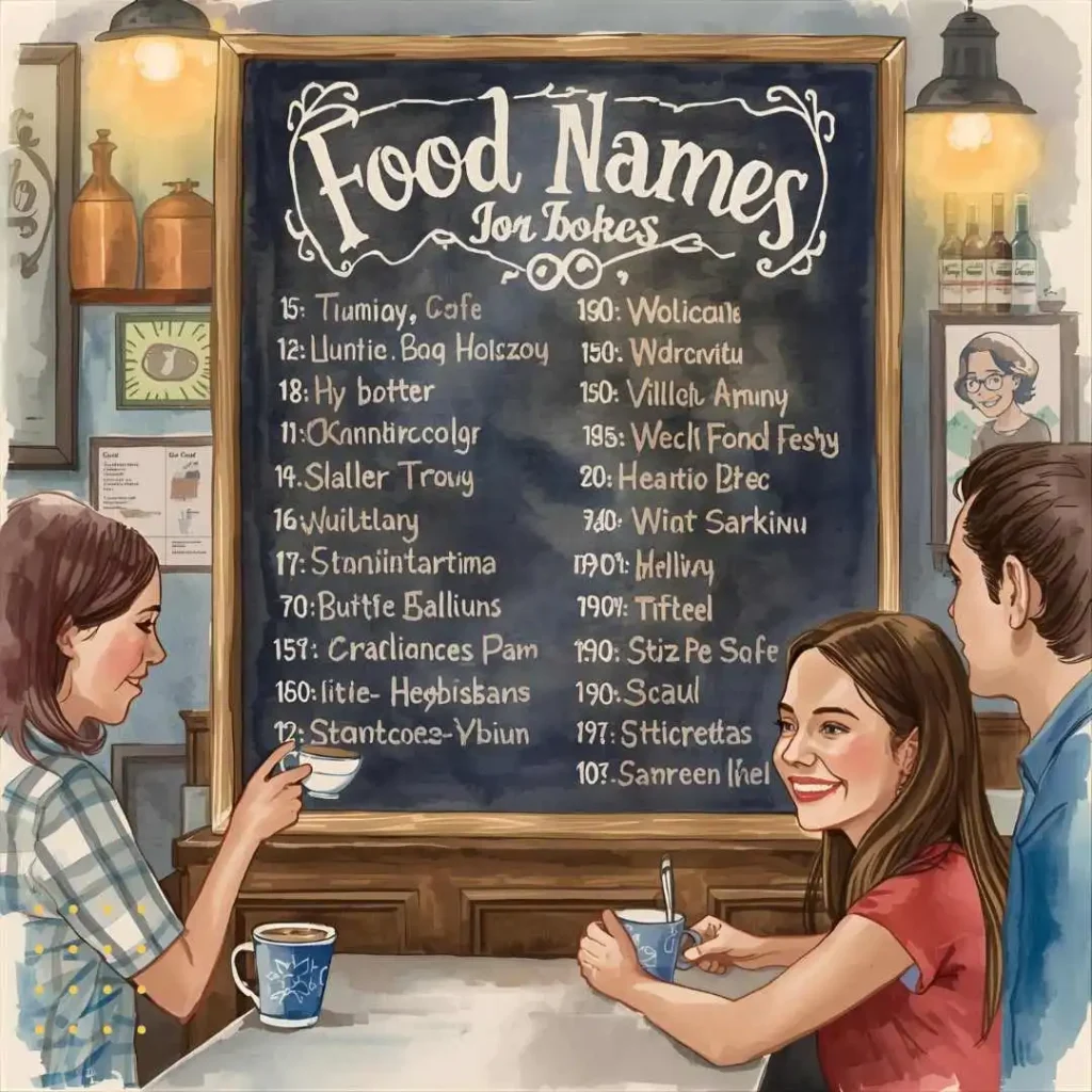 Food Pun Names for Jokes