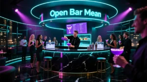 Read more about the article What Does Open Bar Mean? 🥂 A Complete Guide