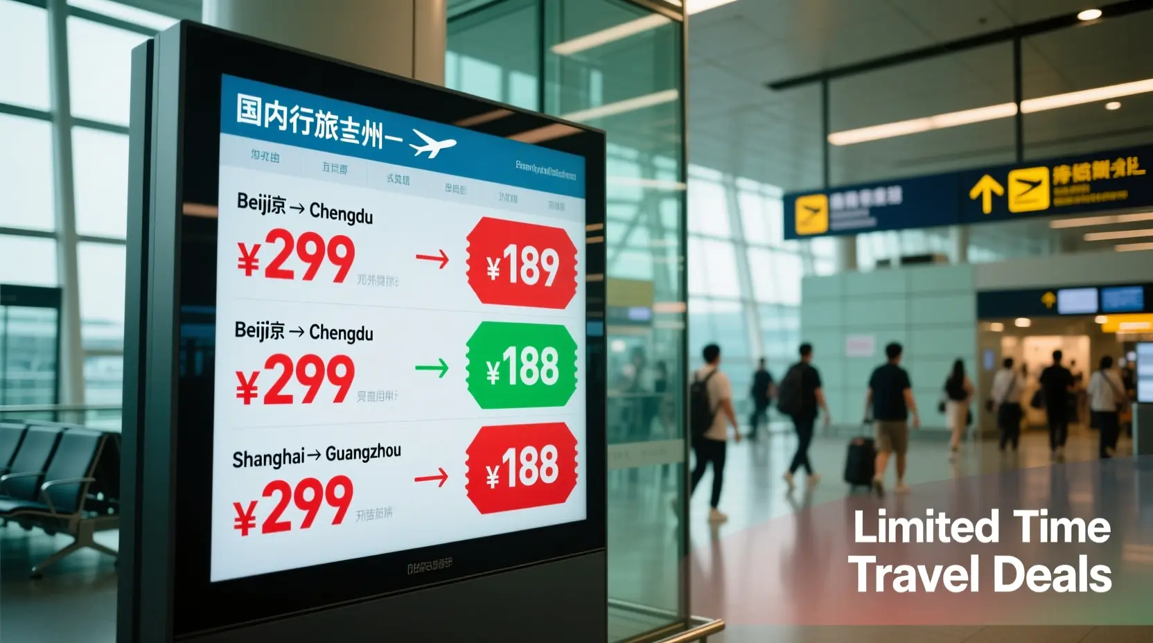 Read more about the article Cheap Domestic Flights within Travel Deals